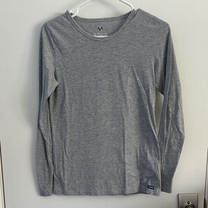 ADAR Gray Long Sleeve Women’s Underscrub Shirt